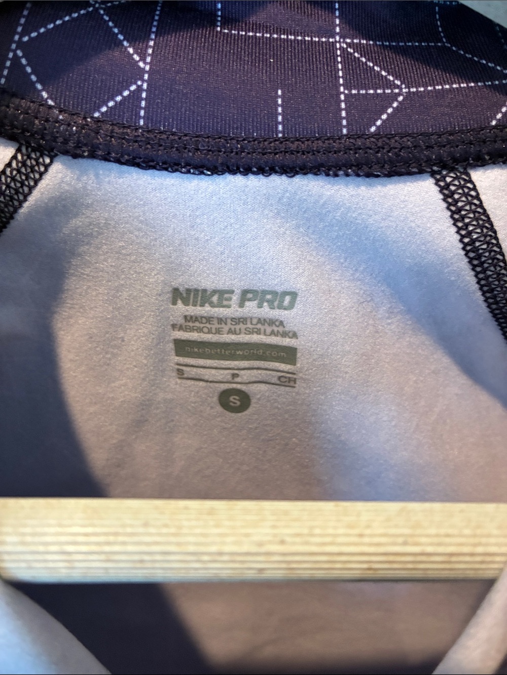 Nike Purple Geometric Half-Zip Training Top - Picture 5 of 7